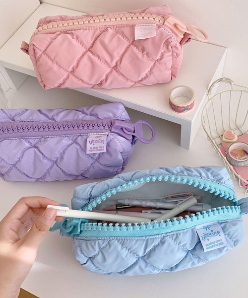 セール】oshipic/推し活ポーチ/推しカラーポーチ/キルティングポーチ