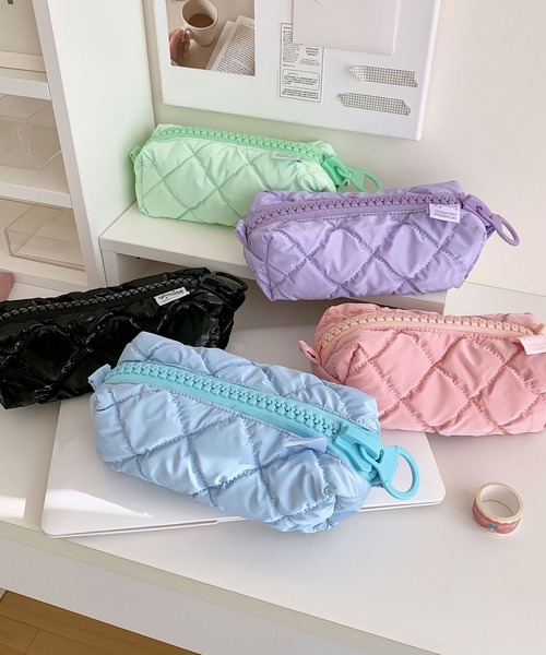 セール】oshipic/推し活ポーチ/推しカラーポーチ/キルティングポーチ