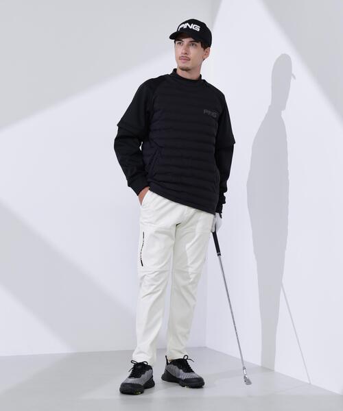 【ブラウン】全方向ストレッチ裏起毛ダンボールニットテーパードパンツ <PERFORMANCE> (MENS) ブラウン】全方向ストレッチ裏起毛ダンボールニットテーパードパンツ