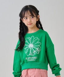 by LOVEiT | フラワーフロッキープルオーバー(スウェット)