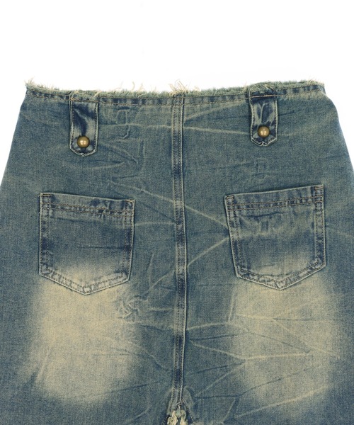 ANAP(アナップ)の「フリンジ デザイン スタッズ デニム ロング スカート(デニムスカート・レディース・ブルー・S/M)」の13枚目の写真