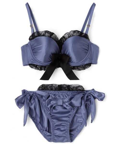 セール】セクシーハーフブラジャー＆ショーツセット（ブラ&ショーツ