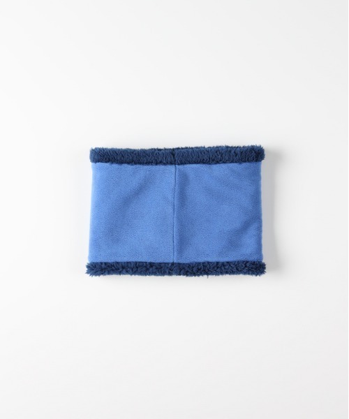 Right-on(ライトオン)の「【Refurbish】ロゴ刺繍 ネックウォーマー (防寒 / ボア / 軽量デザイン)(ネックウォーマー/スヌード・キッズ・ブラック/ブルー/グレー・フリー)」の11枚目の写真