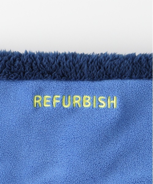 Right-on(ライトオン)の「【Refurbish】ロゴ刺繍 ネックウォーマー (防寒 / ボア / 軽量デザイン)(ネックウォーマー/スヌード・キッズ・ブラック/ブルー/グレー・フリー)」の12枚目の写真