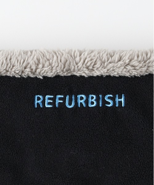 Right-on(ライトオン)の「【Refurbish】ロゴ刺繍 ネックウォーマー (防寒 / ボア / 軽量デザイン)(ネックウォーマー/スヌード・キッズ・ブラック/ブルー/グレー・フリー)」の16枚目の写真