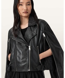 ALLSAINTS ライダースジャケット(ベルト同梱) ALLSAINTS ライダースジャケット(ベルト同梱) レザー | オール