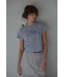 I LOVE LETERIE T-SHIRT_BLUE