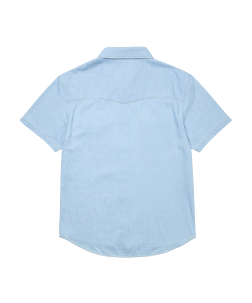 AAKAM（アーカム）の「Denim Western Shirts (Washed Blue)（シャツ/ブラウス・レディース・その他・1/2）」の12枚目の写真