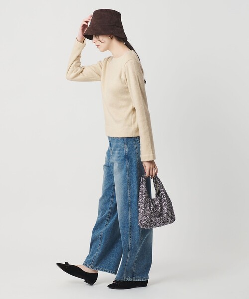 セール】シャギー ボートネックプルオーバー ウォッシャブル（Tシャツ