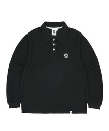 ERSCO（イーアルエスコ）の「Dusty Collar Sleeve_Black（ポロシャツ・メンズ）」