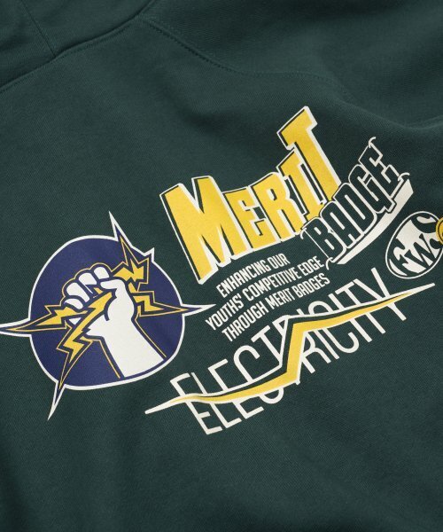 FRIZMWORKS(フリズムワークス)の「ELECTRICITY M-BADGE HOODY_ダークグリーン(パーカー・メンズ・その他・MEDIUM/LARGE)」の8枚目の写真
