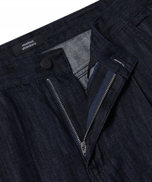 MUSINSA STANDARD（ムシンサスタンダード）の「リネンライクセミバルーンデニムパンツ[ディープインディゴ]（デニムパンツ・メンズ・その他・40/38/42/36/34/32/30/31/33/26/27/28/29）」の6枚目の写真