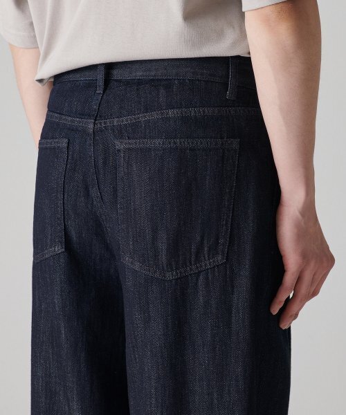 MUSINSA STANDARD（ムシンサスタンダード）の「リネンライクセミバルーンデニムパンツ[ディープインディゴ]（デニムパンツ・メンズ・その他・40/38/42/36/34/32/30/31/33/26/27/28/29）」の8枚目の写真