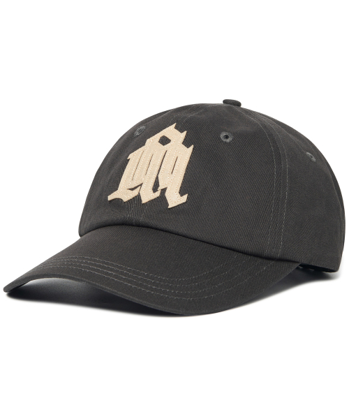 NOMANUAL(NOMANUAL)の「OVERLAY LOGO PATCH BALL CAP - CHARCOAL(キャップ・レディース・その他・FREE)」の1枚目の写真
