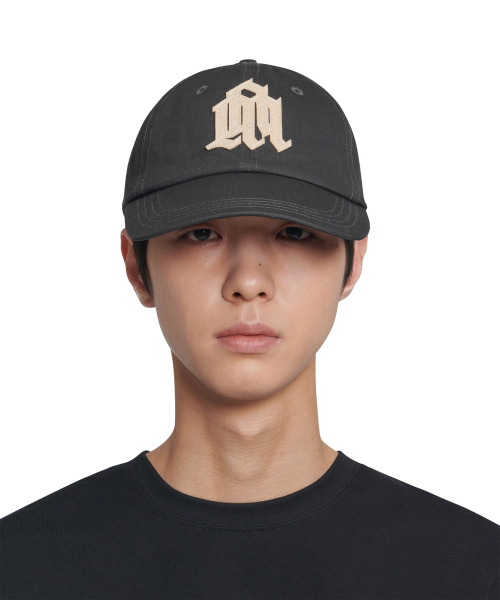 NOMANUAL(NOMANUAL)の「OVERLAY LOGO PATCH BALL CAP - CHARCOAL(キャップ・レディース・その他・FREE)」の3枚目の写真