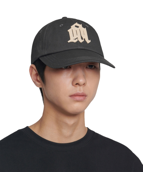 NOMANUAL(NOMANUAL)の「OVERLAY LOGO PATCH BALL CAP - CHARCOAL(キャップ・レディース・その他・FREE)」の4枚目の写真