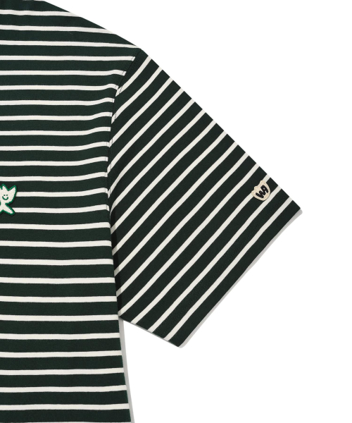 Wacky WiLLy（ワッキーウィリー）の「キキワッペンストライプ半袖Tシャツグリーン（Tシャツ/カットソー・レディース・その他・MEDIUM/LARGE/X-LARGE/SMALL/XX-LARGE/X-SMALL）」の6枚目の写真