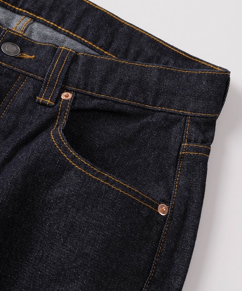 セール】【72】【PLES】ワンウォッシュ ワイド デニムパンツ/ボタン