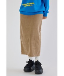 RODEO CROWNS WIDE BOWL | カーブデニムマキシスカート(デニムスカート)