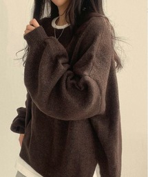 AMELY（エミリー）の「ふんわりルーズニットプルオーバー（ニット/セーター）」