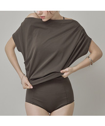 VIKINI VENDER（ビキニベンダー）の「Flua Drape Cover Up Bikini SET 3pcs（水着）」