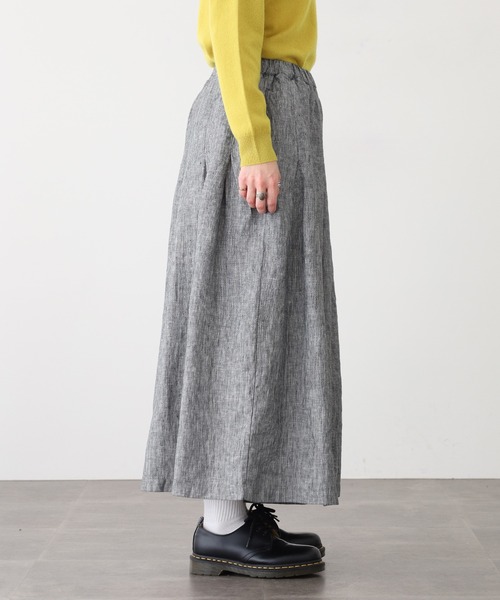 ubasoku(ウバソク)の「ubasoku キュロットパンツ ブラックピンストライプ(その他パンツ・レディース・ブラック系・FREE)」の7枚目の写真