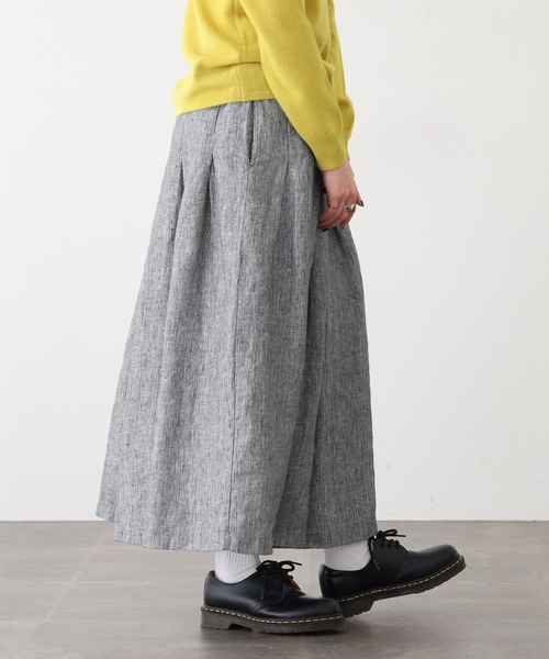 ubasoku(ウバソク)の「ubasoku キュロットパンツ ブラックピンストライプ(その他パンツ・レディース・ブラック系・FREE)」の4枚目の写真