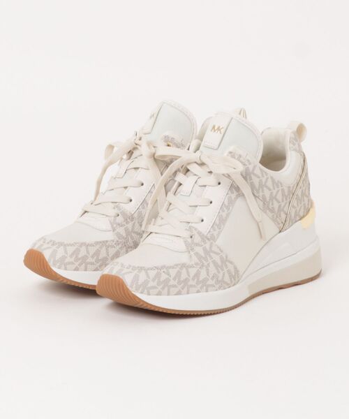 MICHAEL KORS(マイケルコース)の「ACTIVE WEDGE GEORGIE TRAINER スニーカー(スニーカー・レディース・ホワイト系その他・6/6.5/7/7.5/8/5.5)」の1枚目の写真