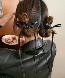 ViViDAY（ビビデー）の「【2点セット】リボンミニヘアクリップ（バレッタ/ヘアクリップ）」