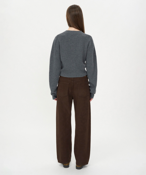 INSILENCE WOMEN(インサイレンスウーマン)の「カーブラインコットンデニムブラウン(デニムパンツ・レディース・その他・X-SMALL/SMALL/MEDIUM/LARGE)」の3枚目の写真