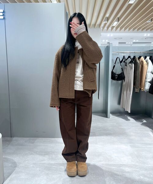 INSILENCE WOMEN(インサイレンスウーマン)の「カーブラインコットンデニムブラウン(デニムパンツ・レディース・その他・X-SMALL/SMALL/MEDIUM/LARGE)」の9枚目の写真