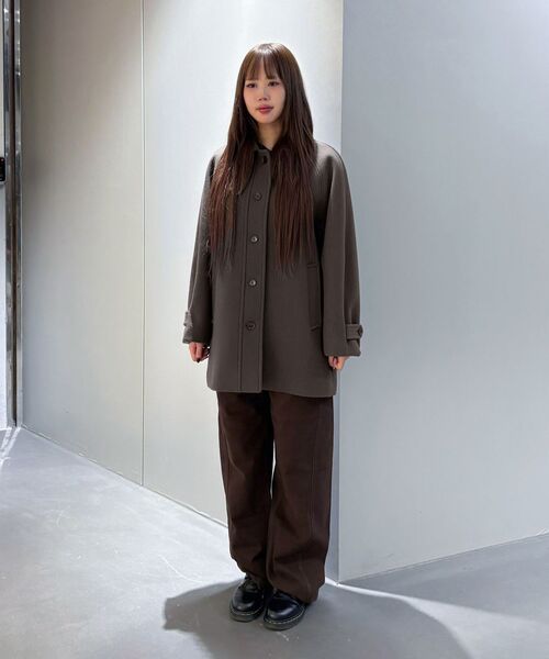 INSILENCE WOMEN(インサイレンスウーマン)の「カーブラインコットンデニムブラウン(デニムパンツ・レディース・その他・X-SMALL/SMALL/MEDIUM/LARGE)」の7枚目の写真