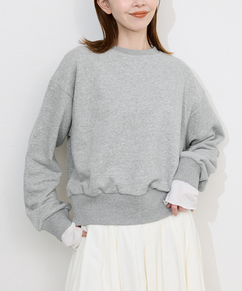 Champion(チャンピオン)の「Champion/チャンピオン SLOBE別注 クルーネックスウェット(スウェット・レディース・ボルドー/ブラック/アイボリー/グレー・FREE)」の1枚目の写真