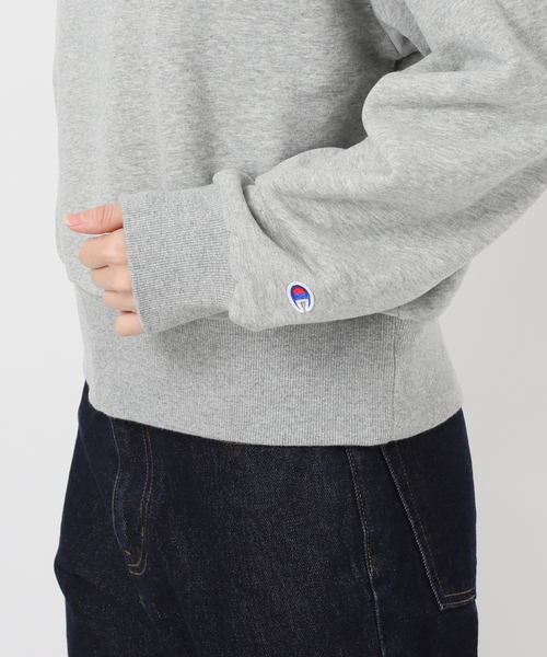 Champion(チャンピオン)の「Champion/チャンピオン SLOBE別注 クルーネックスウェット(スウェット・レディース・ボルドー/ブラック/アイボリー/グレー・FREE)」の18枚目の写真