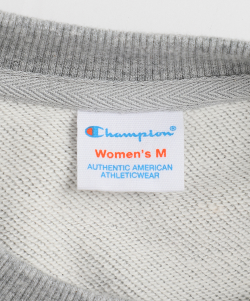 Champion(チャンピオン)の「Champion/チャンピオン SLOBE別注 クルーネックスウェット(スウェット・レディース・ボルドー/ブラック/アイボリー/グレー・FREE)」の21枚目の写真