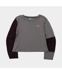 SOME PLACE（サムプレイス）の「Dangara Color Block Point Raglan Ringer Long Sleeve T-Shirt [Blue]（Tシャツ/カットソー）」