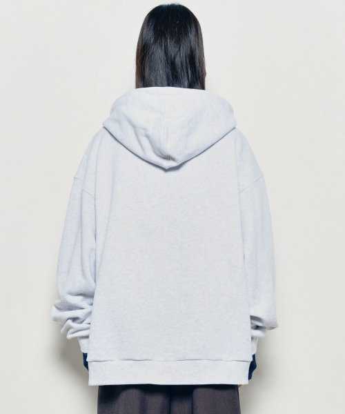 NICK&NICOLE(ニックアンドニコール)の「NICOLE PATCH WARM HOOD ZIP UP_MELANGE(パーカー・レディース・その他・MEDIUM/LARGE)」の4枚目の写真