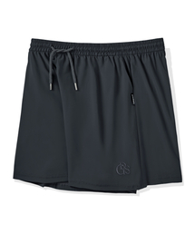 GRANDIOSITY（グランディオシティ）の「クーリングナイロン5インチストレッチショーツ（ディープチャコール）（その他パンツ）」
