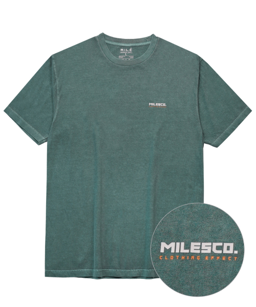 THE MILE（ザマイル）の「PIGMENT ESSENTIAL CREW [PIGMENT GREEN]（Tシャツ/カットソー・メンズ・その他・LARGE/MEDIUM/SMALL/X-LARGE/X-SMALL）」の2枚目の写真