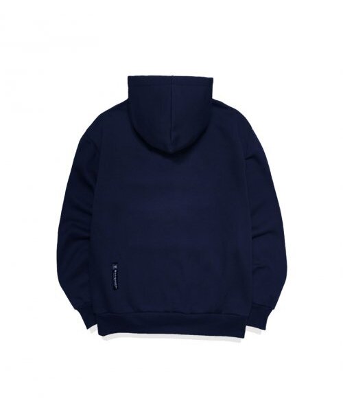 NP STUDIO(エヌピースタジオ)の「NYPM シグネチャーロゴ フードパーカー ネイビー(パーカー・レディース・その他・LARGE/MEDIUM)」の3枚目の写真