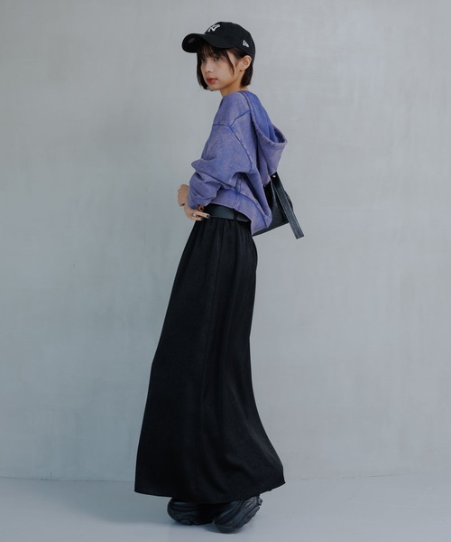 PAGEBOY（ページボーイ）の「ハーフZIPショートパーカー（パーカー・レディース・グレー/ブルー/チャコールグレー・FREE）」の19枚目の写真