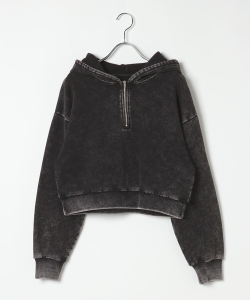 PAGE BOY ページボーイ　レディース　ジップパーカー　古着　freeサイズ PAGEBOY（ページボーイ） パーカー ヴィンテージダンボールWZIP