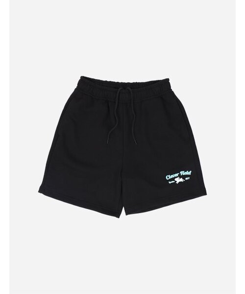 CLEVER FIELD(クレバーフィールド)の「クレバーエッセンシャルプリントスウェットショートパンツ_ブラック(その他パンツ・メンズ・その他・FREE)」の5枚目の写真
