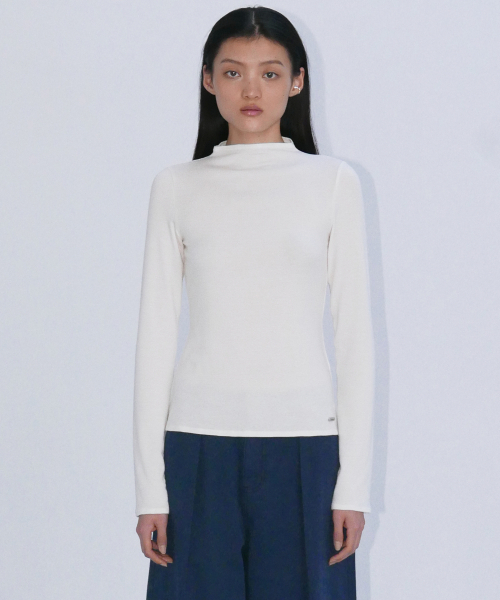 EN OR（エンオール）の「STRETCH RAGLAN T-SHIRTS - IVORY（Tシャツ/カットソー・レディース・その他・FREE）」の2枚目の写真