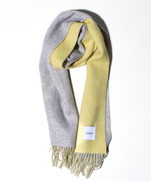 GLOSTER | 【カシミヤブレンド】ウールリバーシブルソリッドマフラー(マフラー)