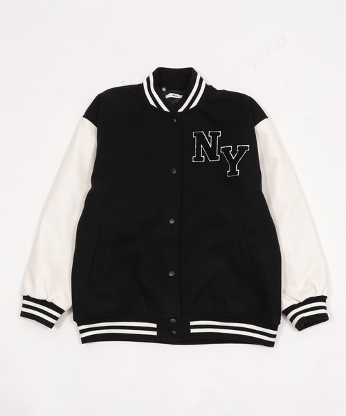 セール】WEGO/【25年秋冬新作】2WAYフード付きビッグスタジャン