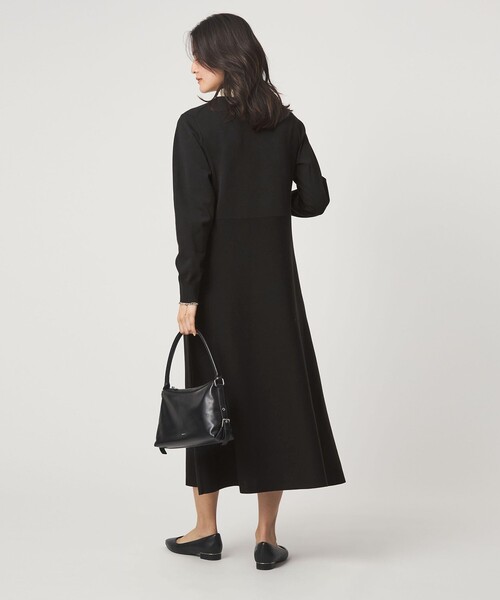 ハイショク エリツキ ニット ワンピース（ワンピース）｜green label