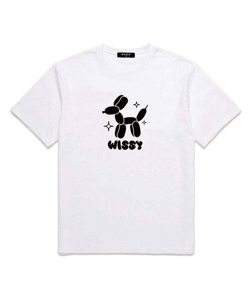 WISSY(ウィッシー)の「パピーロゴ 半袖Tシャツ (WS020) ホワイト(Tシャツ/カットソー・レディース・その他・MEDIUM/LARGE/X-LARGE/XX-LARGE/SMALL)」の1枚目の写真
