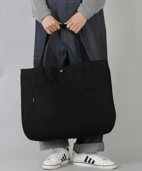 SAINTCREW(セントクルー)の「ラウンドボリュームペンタゴンポケットエコバッグ RVP-146 ブラック(エコバッグ/サブバッグ・メンズ・その他・フリー)」の2枚目の写真