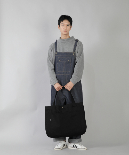 SAINTCREW(セントクルー)の「ラウンドボリュームペンタゴンポケットエコバッグ RVP-146 ブラック(エコバッグ/サブバッグ・メンズ・その他・フリー)」の7枚目の写真